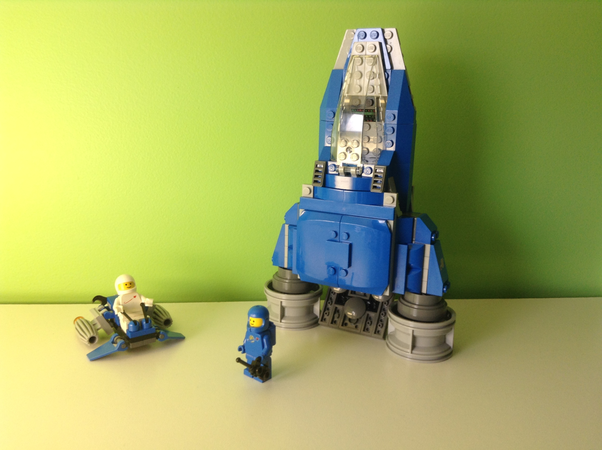 simple lego rocket