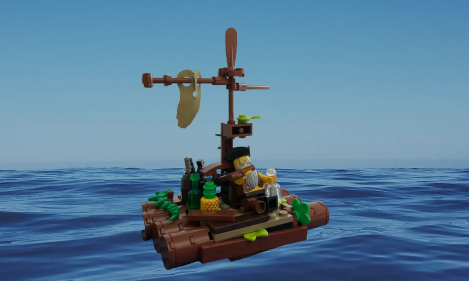 Lego discount pirate raft