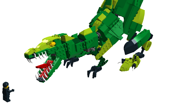 T rex lego discount figure