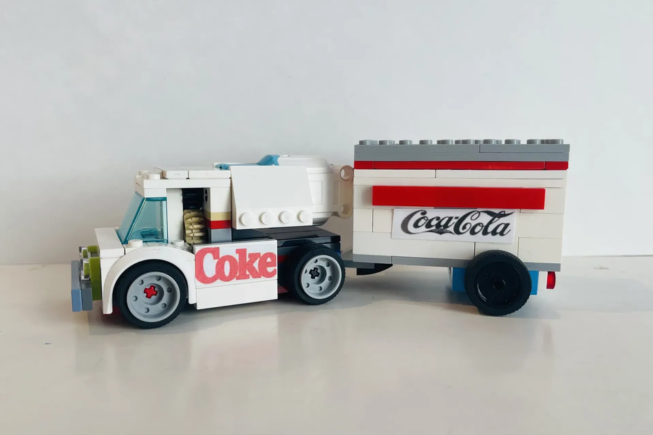 Lego store coke truck