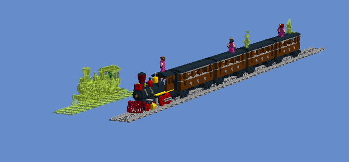 Lego ghost train hotsell
