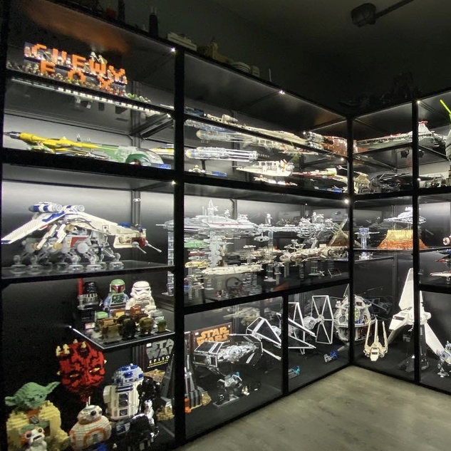 Lego star best sale wars display sets