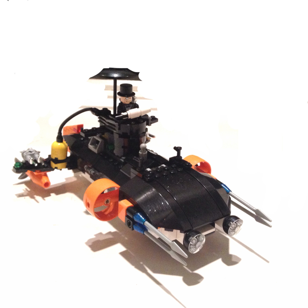 Batman best sale lego submarine