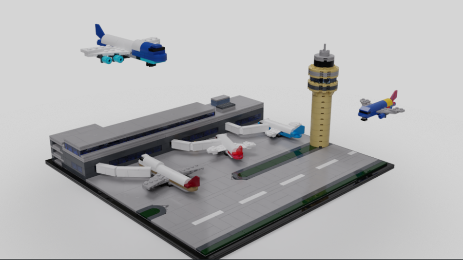 Lego space discount and airport set