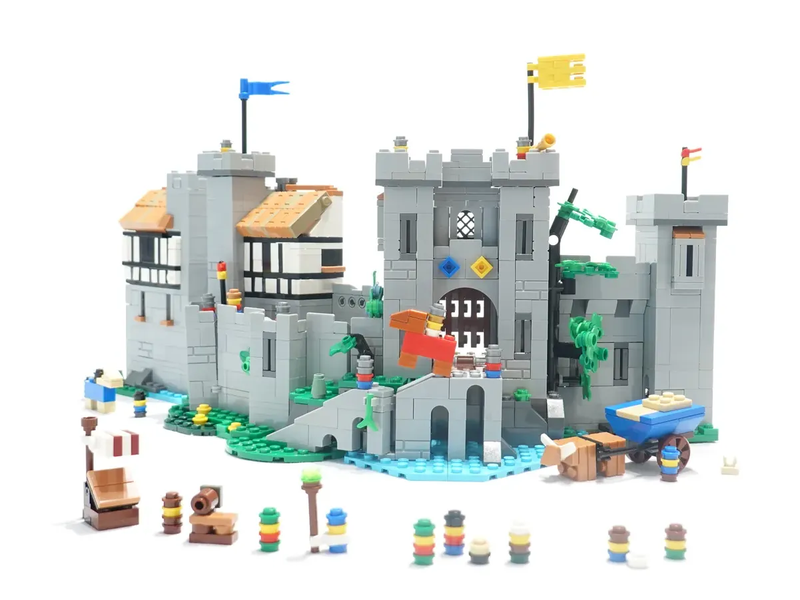 Easy lego castle online ideas