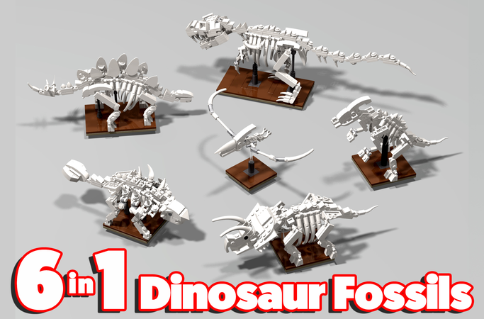 lego dinosaur skeleton