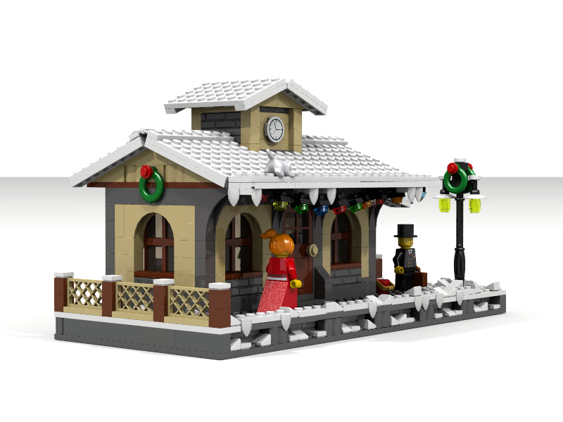 Lego christmas village ideas hot sale