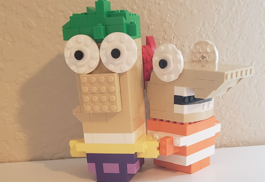 lego phineas and ferb minifigures