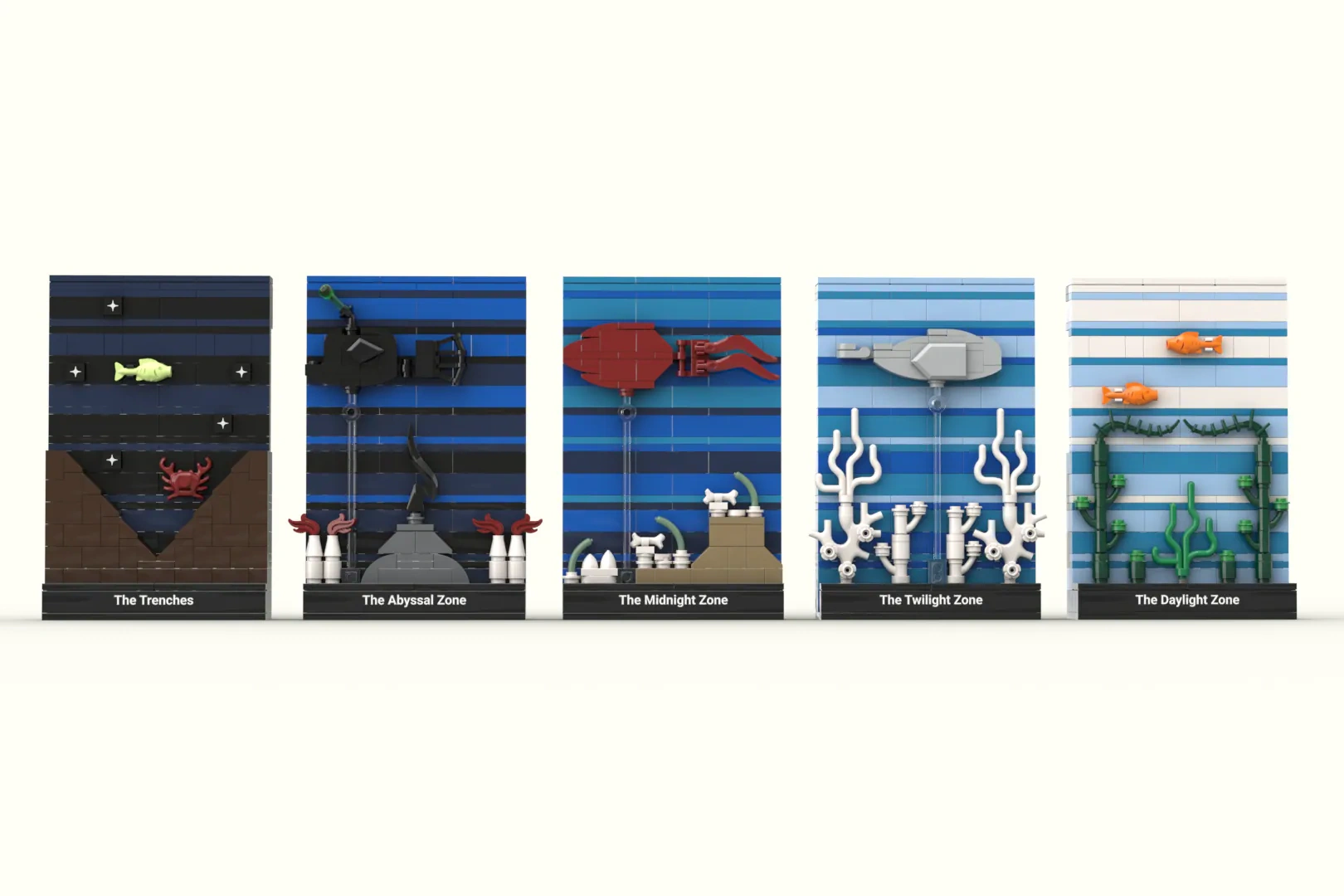 The Ocean Depth Zones | LEGO® Ideas