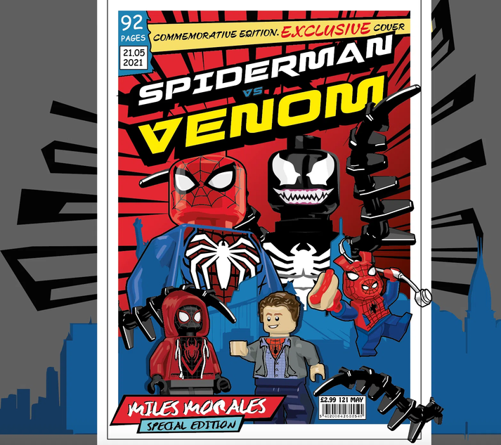 LEGO IDEAS - Your friendly neighborhood comic book hero! - Art: Spiderman  vs Venom