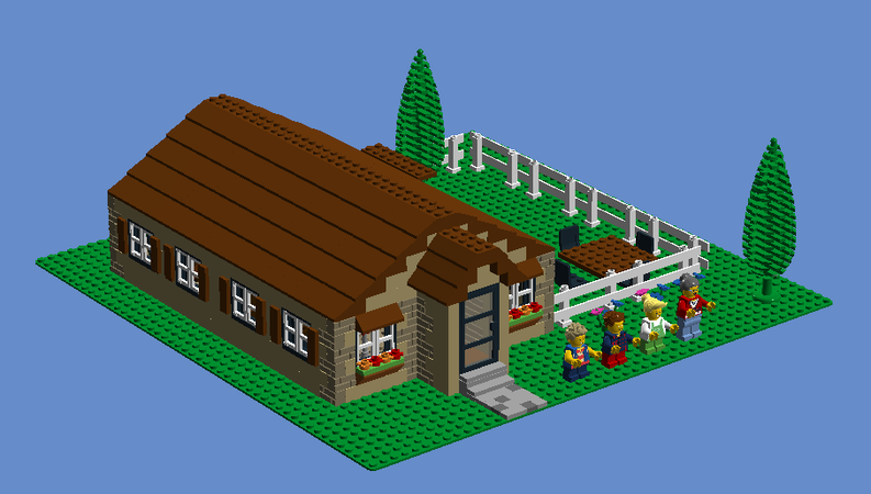 lego schoolhouse