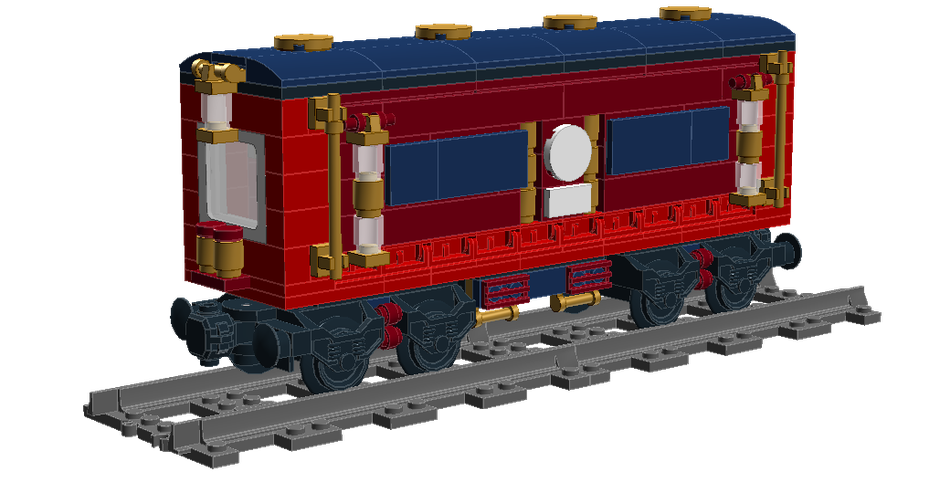 Lego winter 2024 village train