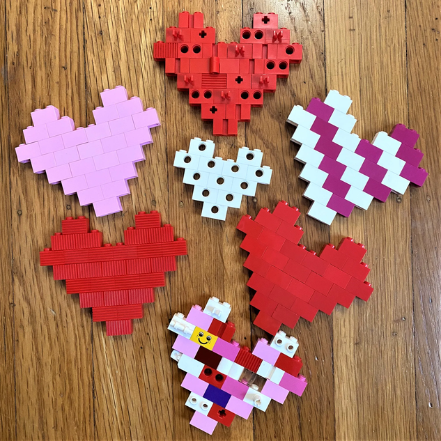 LEGO IDEAS We all love LEGO Bricks Valentine Variations