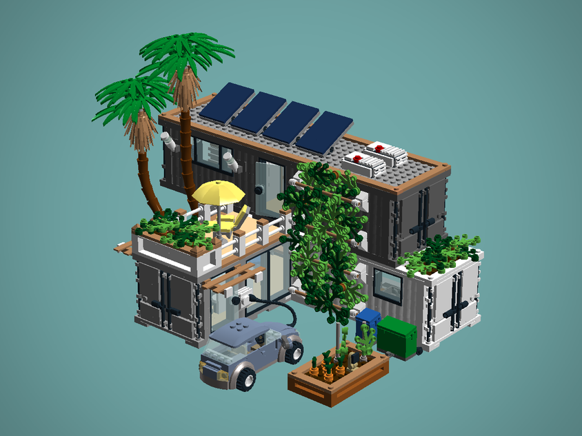 LEGO IDEAS Ecological Container House