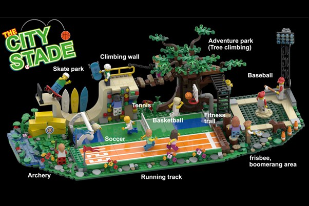 LEGO IDEAS - We love sports! - Basketball Court