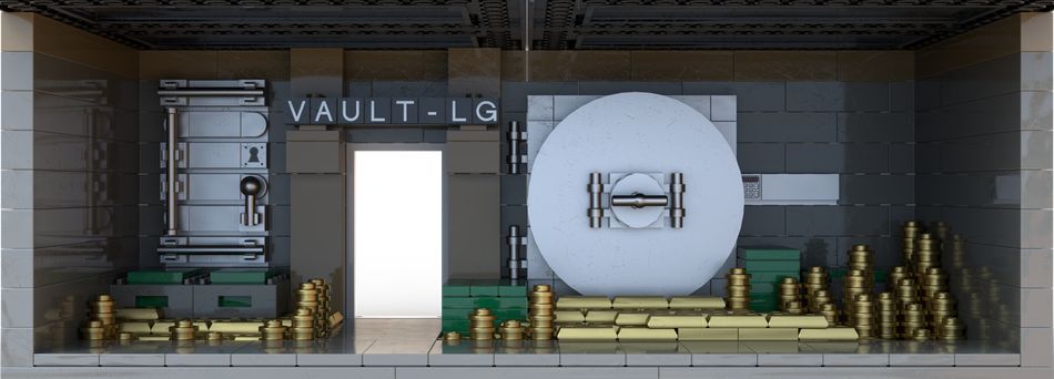 Lego discount bank vault