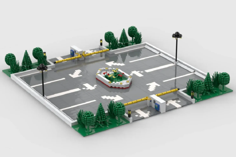 Lego best sale car park