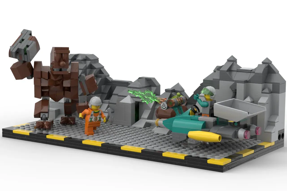 Lego rock raiders online rock monster