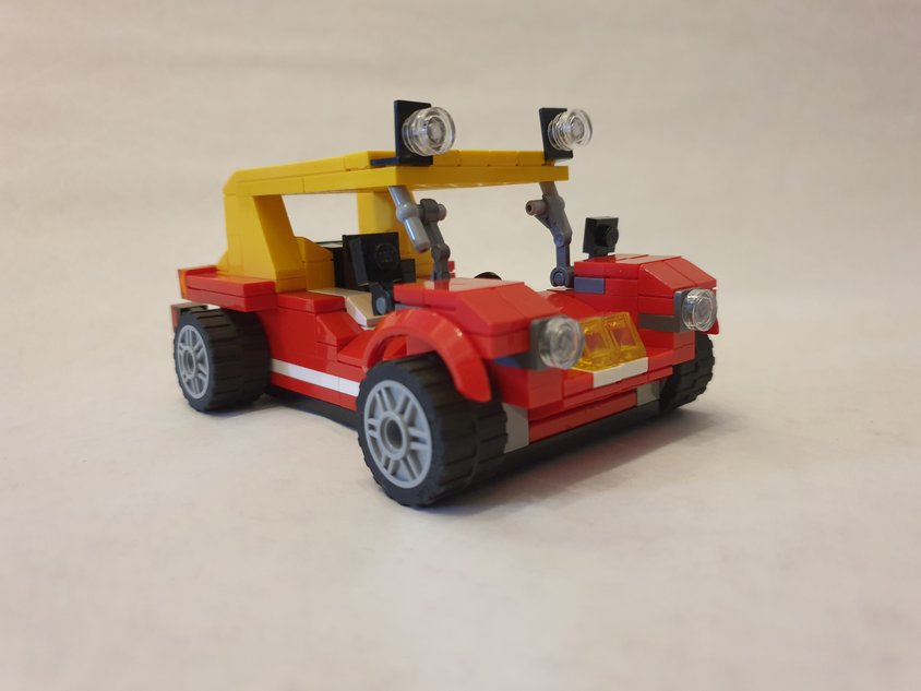 Lego beach hot sale car