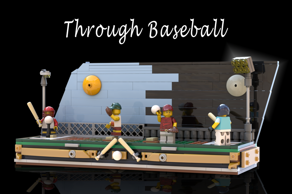 Lego baseball discount