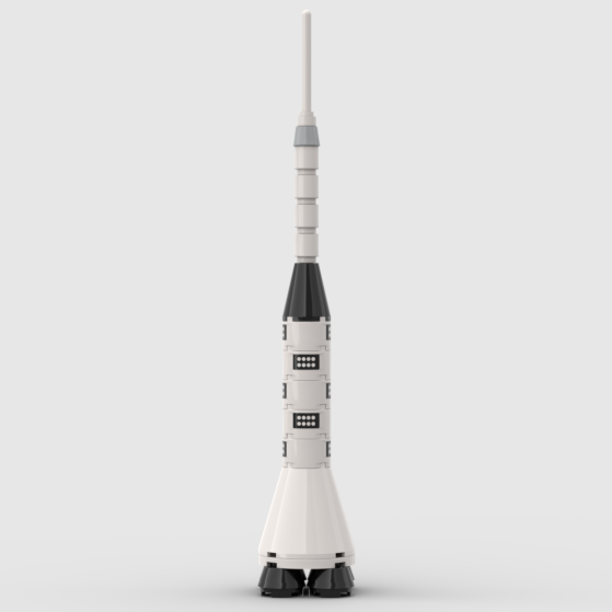 Mini lego saturn v new arrivals