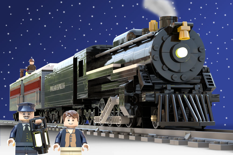 Polar express train set cheap for sale