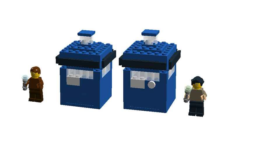 LEGO IDEAS The TARDIS 11th and 10th Doctor versions from Doctor Who