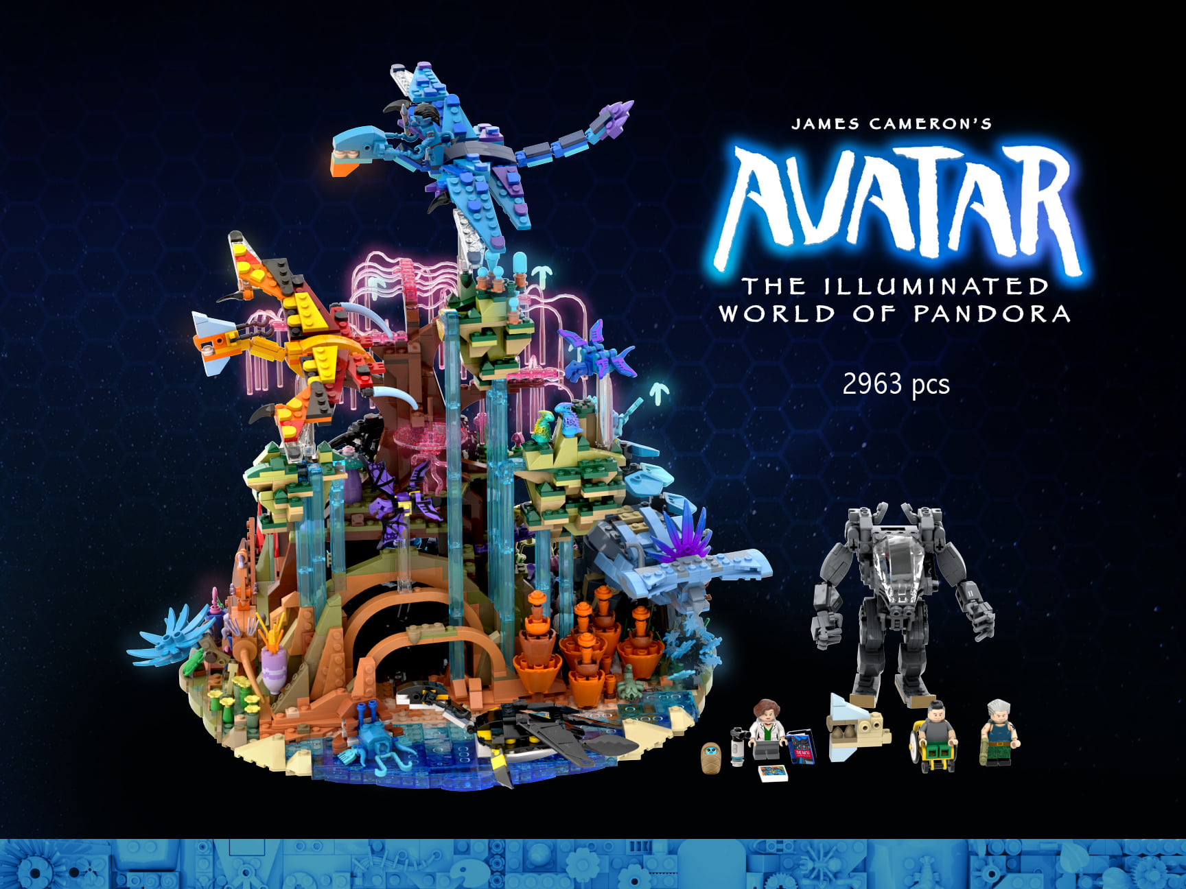 LEGO IDEAS Avatar The Illuminated World of Pandora