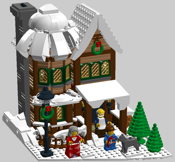 LEGO IDEAS New Years Eve in Winter Village