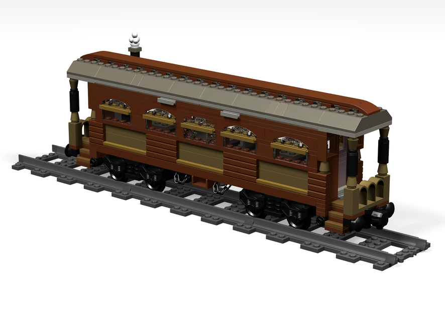 Lego train sales passenger car