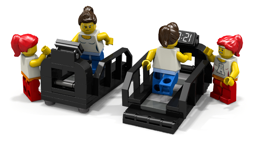 LEGO® tapis roulant fitness MOC mini set