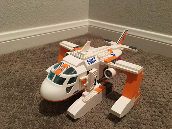 lego coast guard airplane