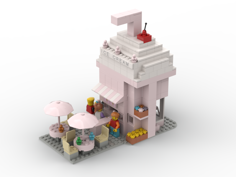 Lego ice 2024 cream stand