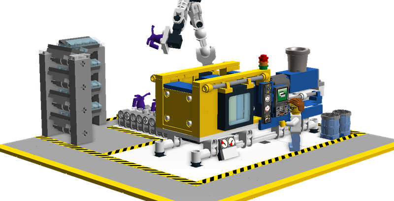 lego injection molding machine set