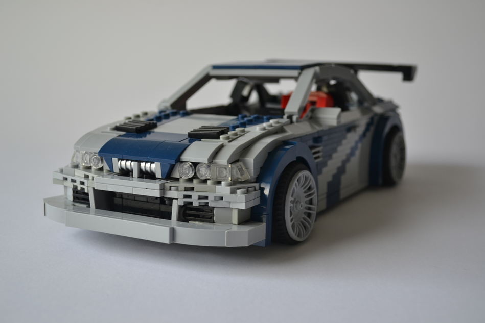 LEGO MOC BMW E46 M3 GTR Need for Speed MOST WANTED Edition (blue