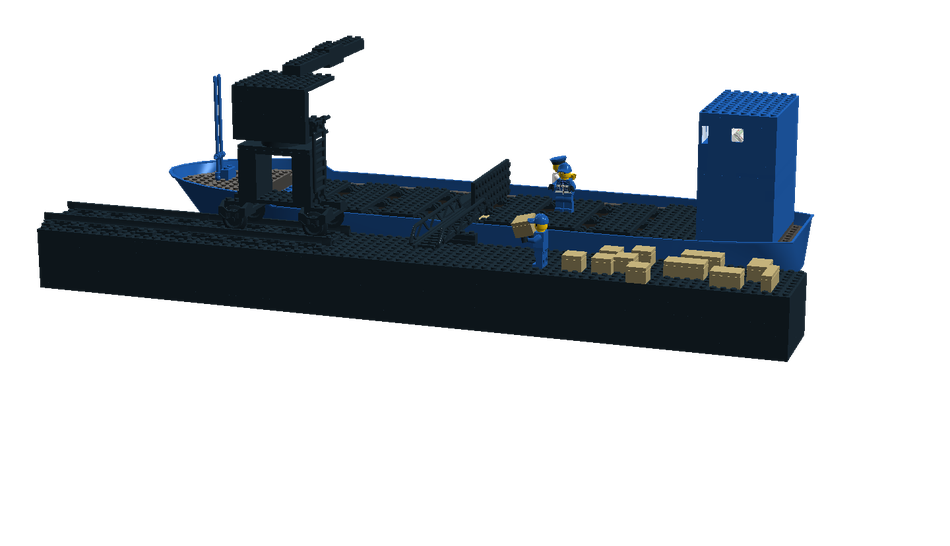 Lego freighter online ship