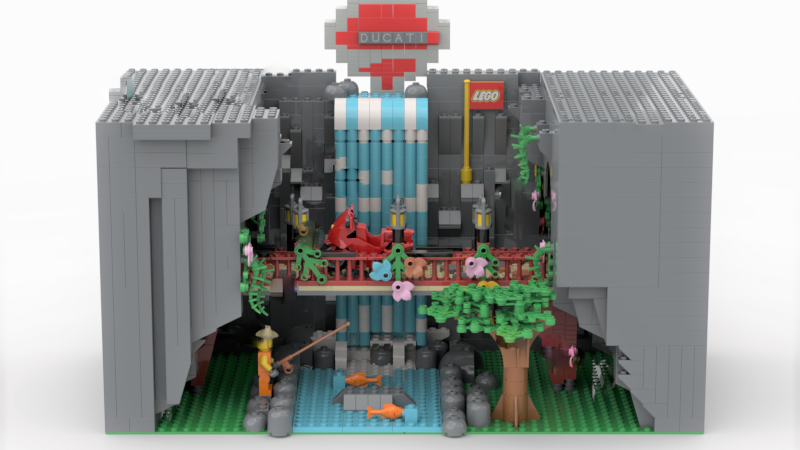 Lego ideas waterfall hot sale