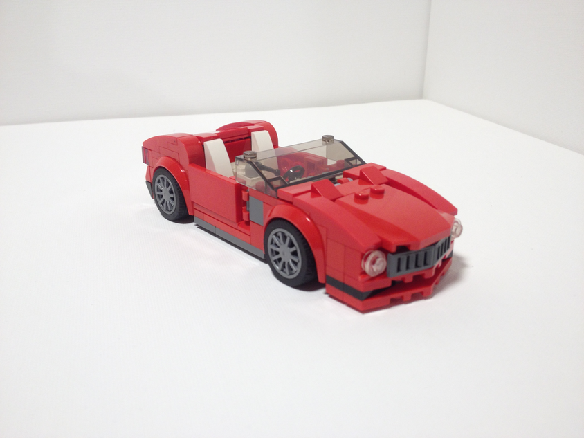 Lego best sale convertible car