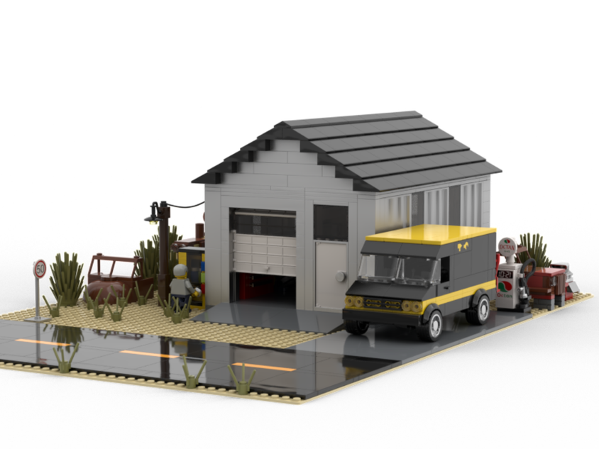 Lego garage cheap