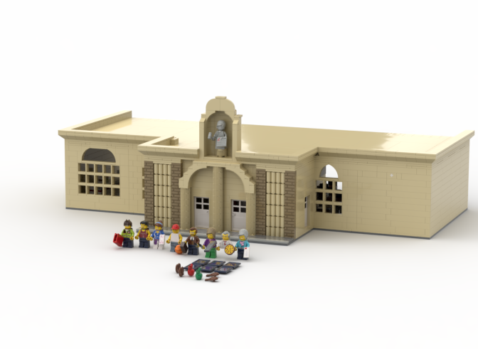 Lego discount school moc