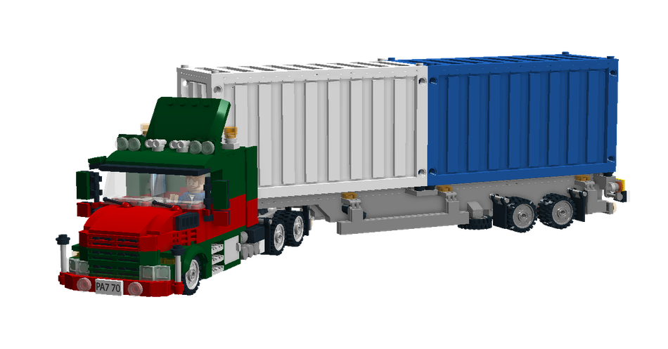 Lego container transport sale