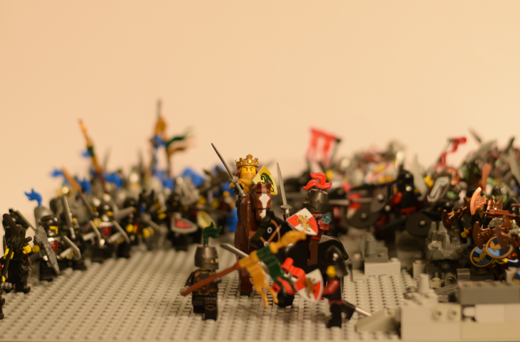 Lego best sale knight army