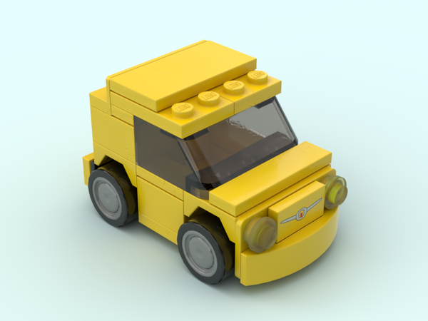 lego yellow car