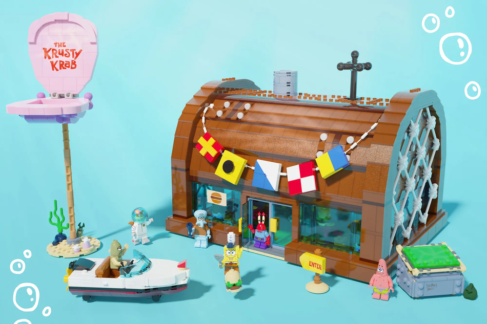 The krusty krab store playset