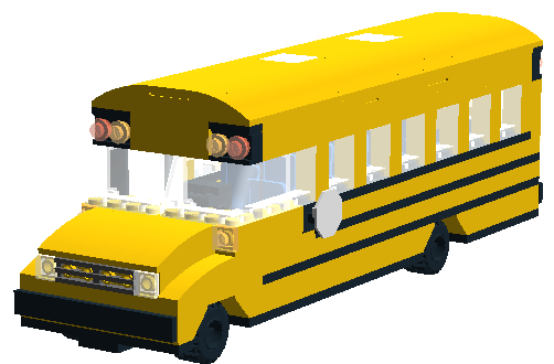 Lego store school bus