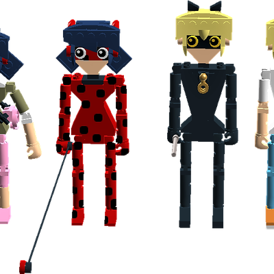 Lego Ideas Miraculous Tales Of Ladybug And Cat Noir Figures