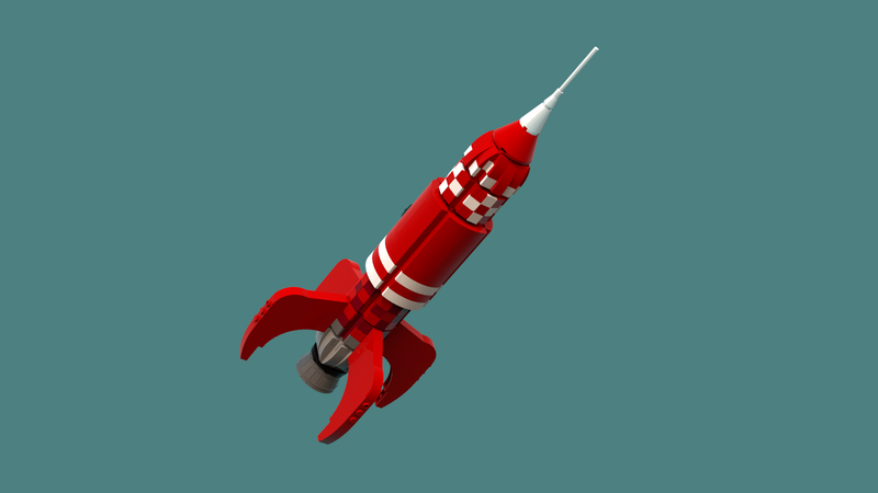 easy lego rocket