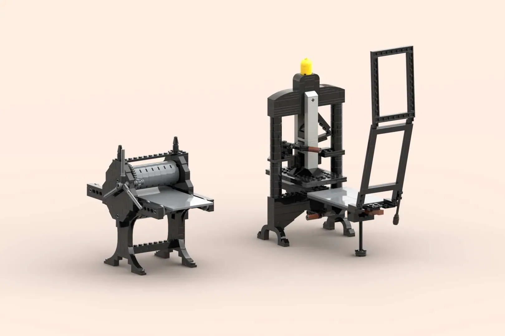 Two Working LEGO Printing Presses | LEGO® Ideas