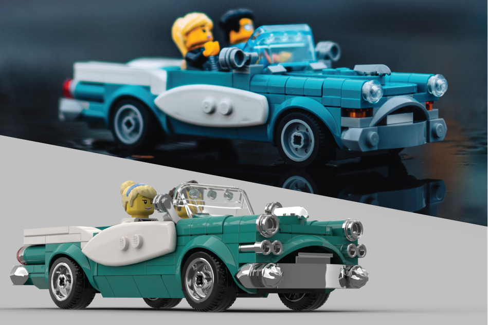 Lego store vintage car