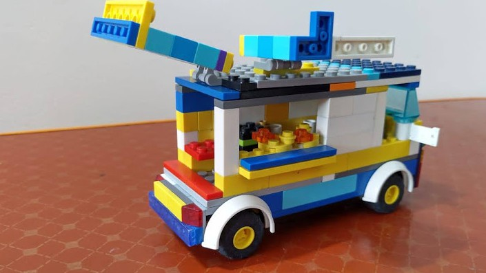 Lego discount food van